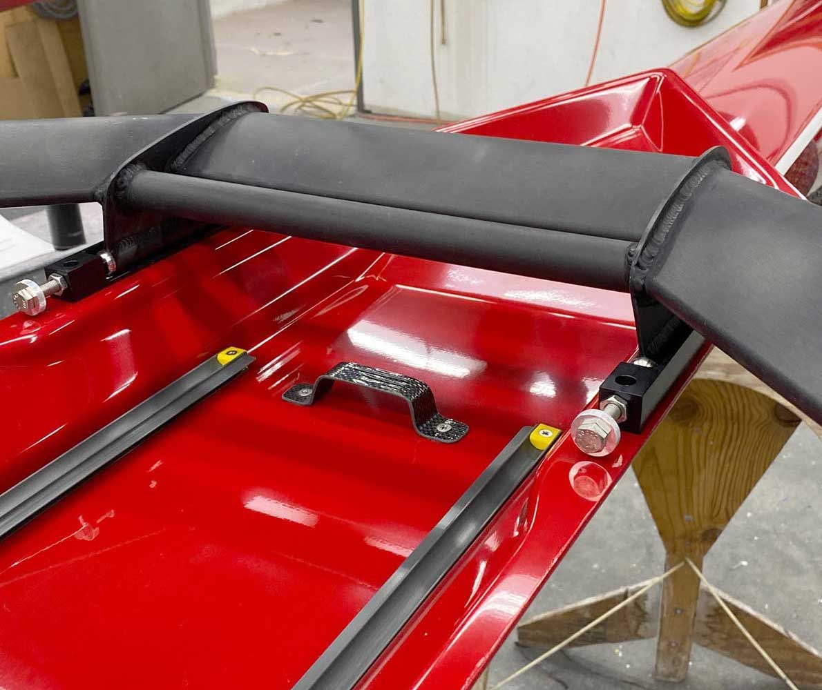 Bow handle with rigger mounted